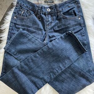 ZANADI medium wash 5 pocket ROCK jeans size 9